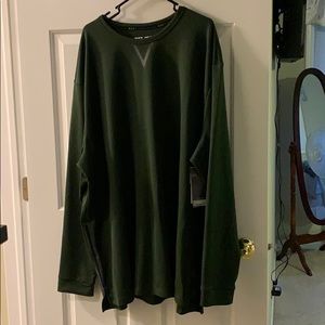 Big & tall dark green MSX top